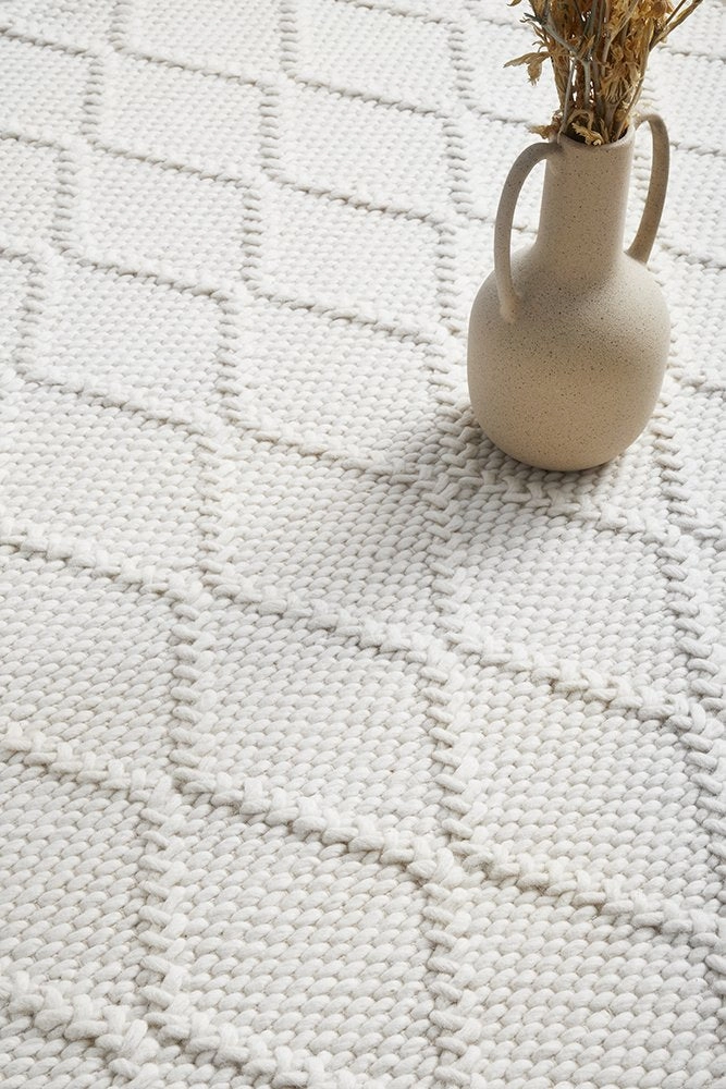 Huxley Rug (White) by Rug Culture