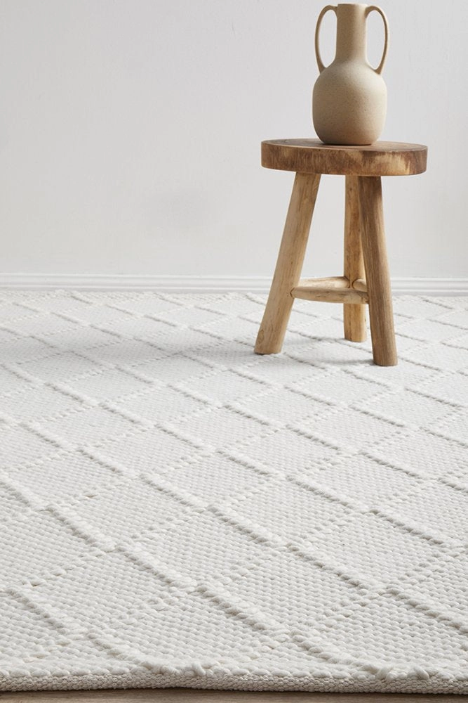 Huxley Rug (White) by Rug Culture