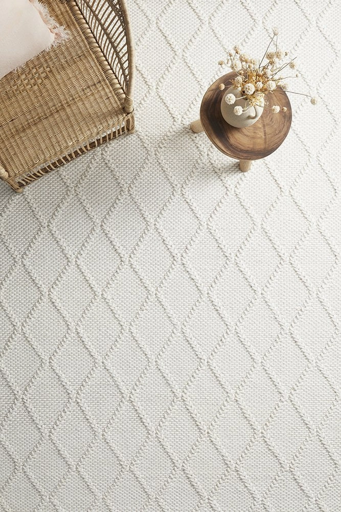 Huxley Rug (White) by Rug Culture