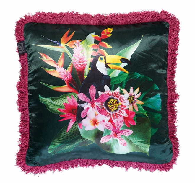 Jungle Fever 45x45cm Filled Cushion Pink