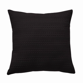 Kahlani Chocolate Square Cushion by Bianca