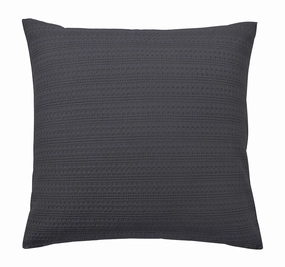 Kahlani European Pillowcase Charcoal
