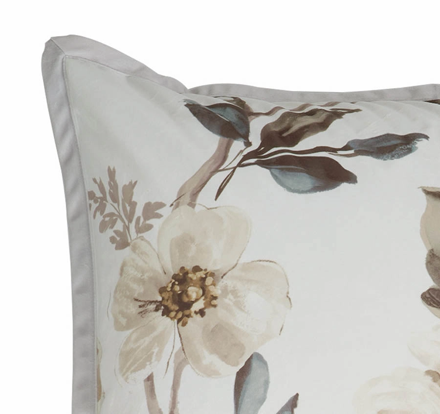 Kara European Pillowcase Grey