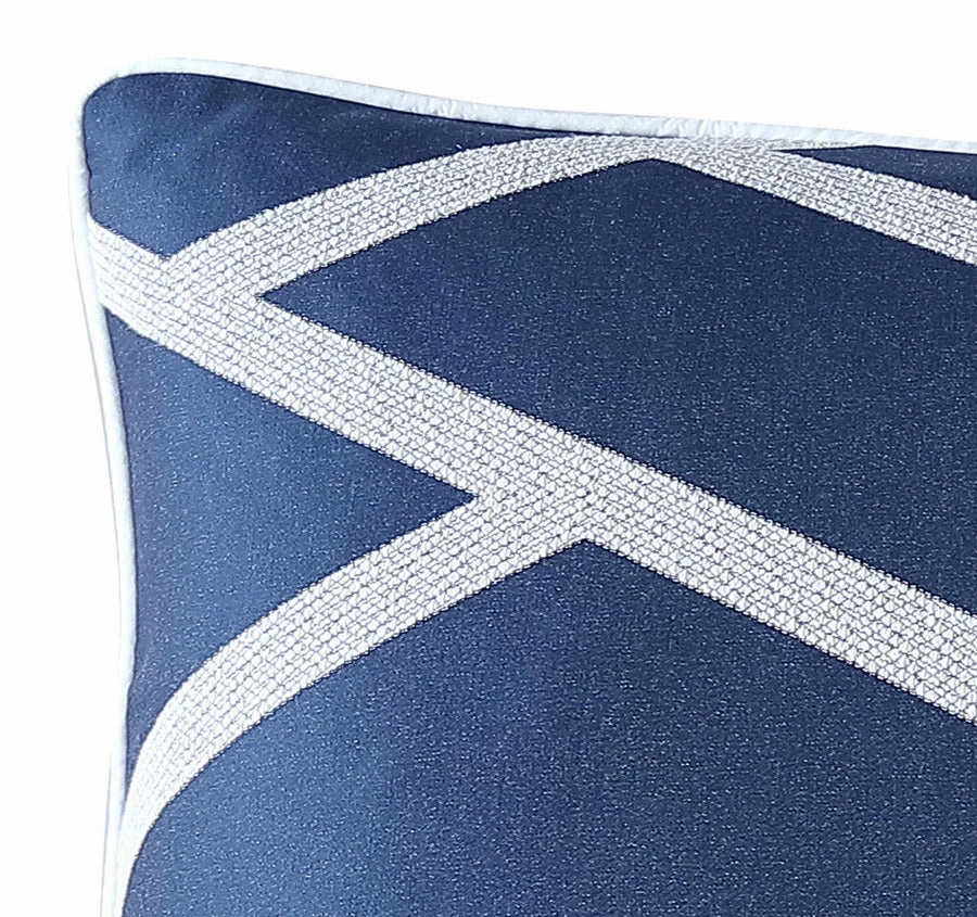 Kennedy 30x50cm Filled Cushion Navy