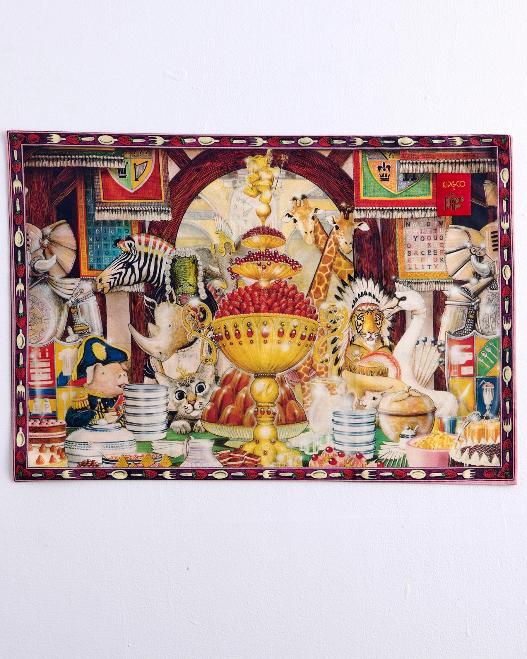 Kip&Co x Eleventh Hour Feast Your Eyes Organic Cotton Pillowcase