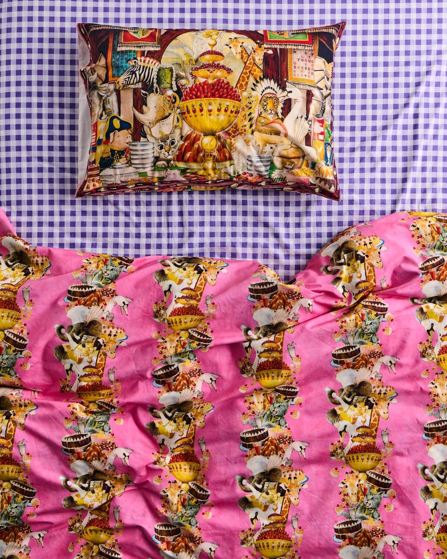 Kip&Co x Eleventh Hour Feast Your Eyes Organic Cotton Pillowcase