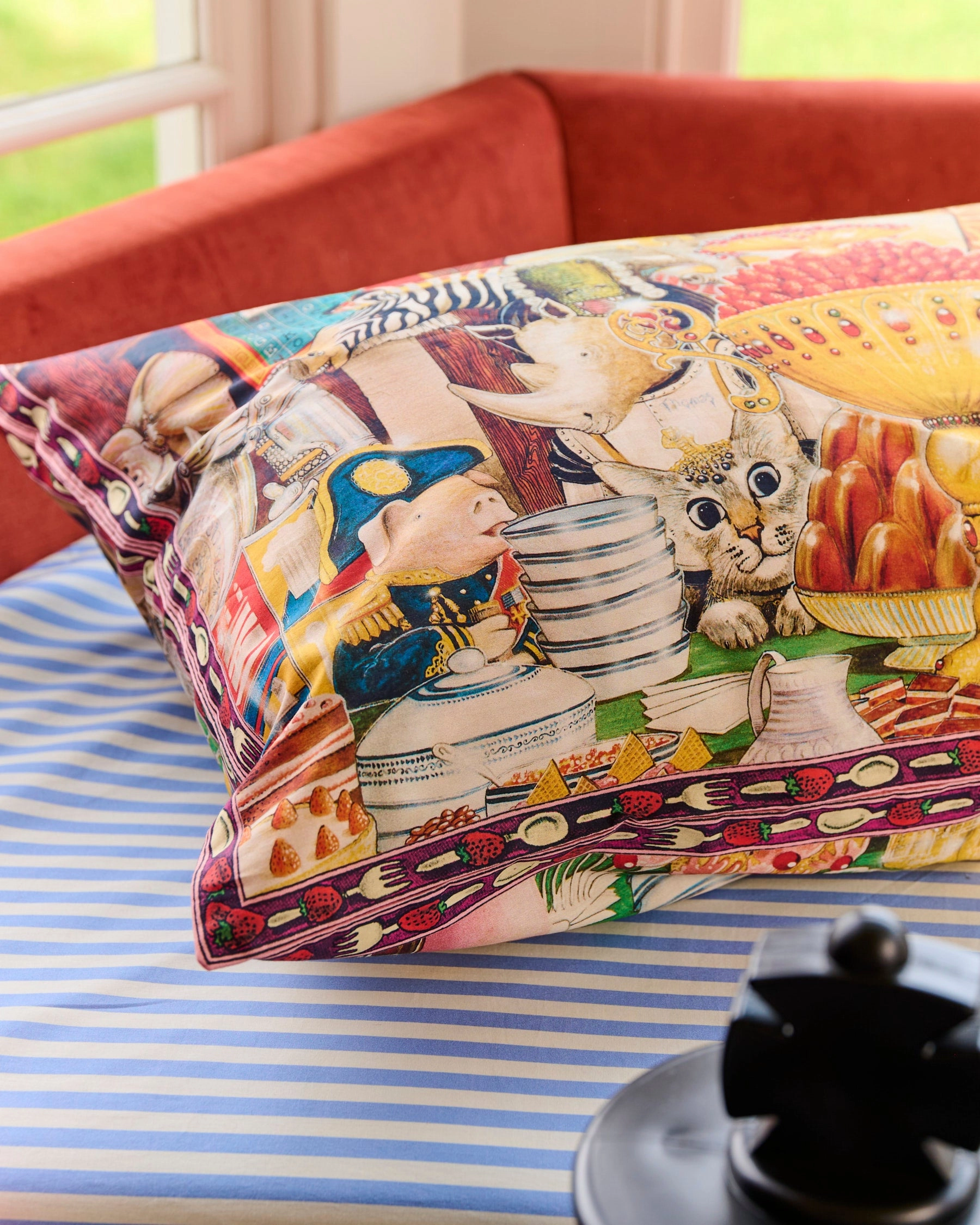 Kip&Co x Eleventh Hour Feast Your Eyes Organic Cotton Pillowcase