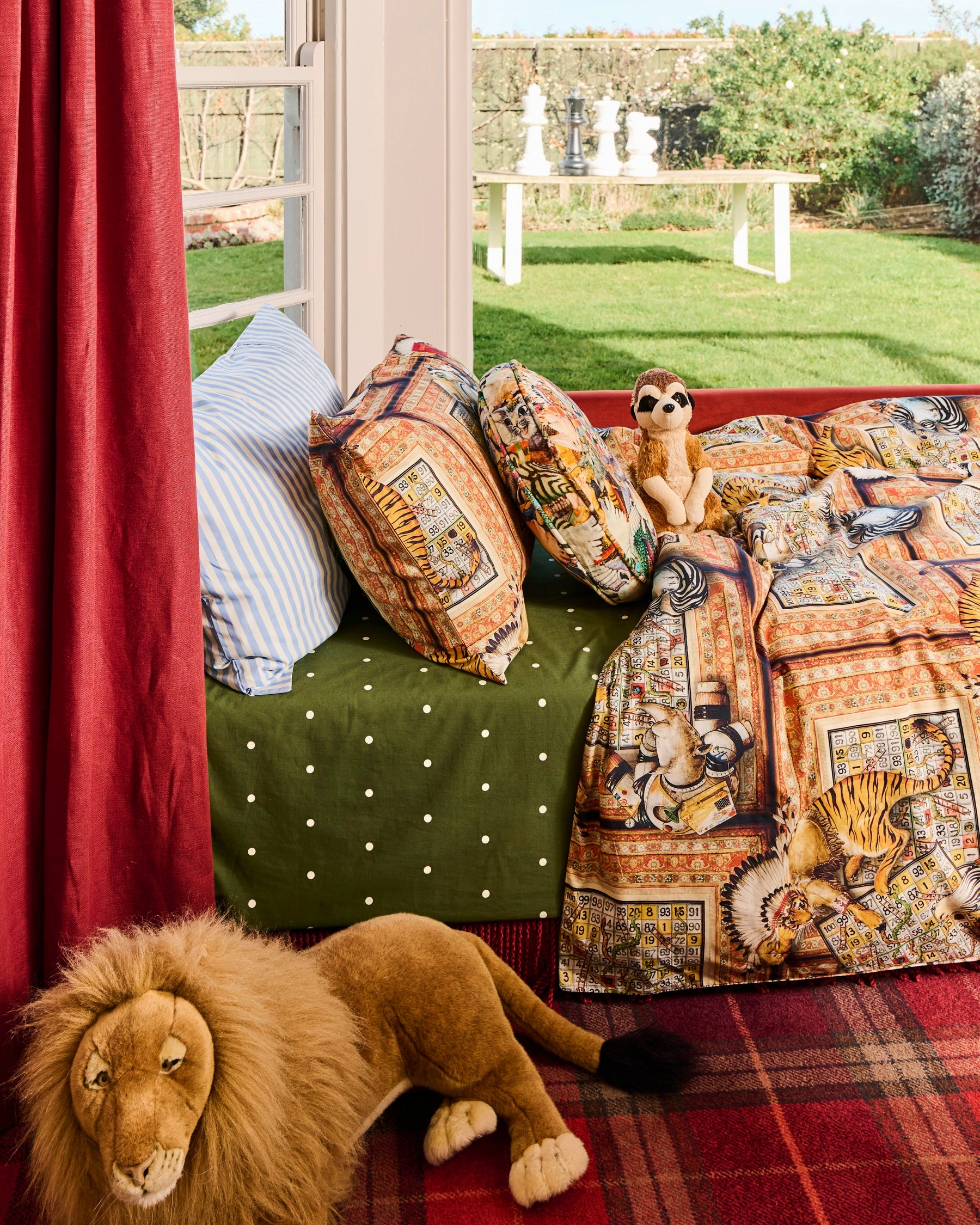 Kip&Co x Eleventh Hour Game On Organic Cotton Pillowcase