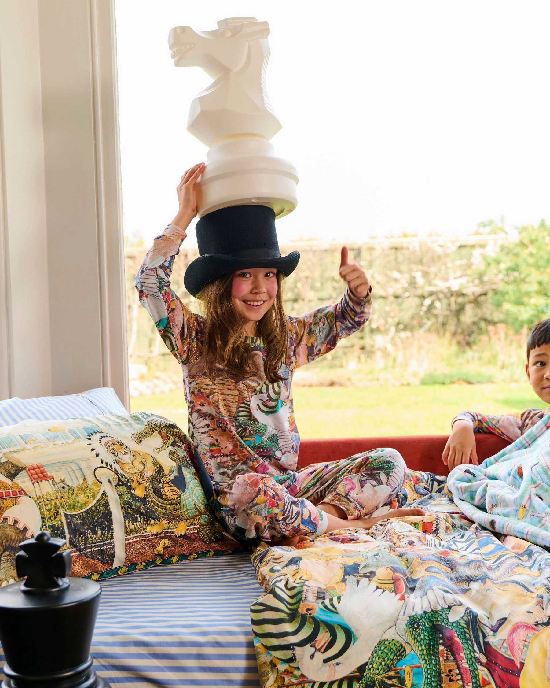 Kip&Co x Eleventh Hour Game Set Match Organic Cotton Pillowcase