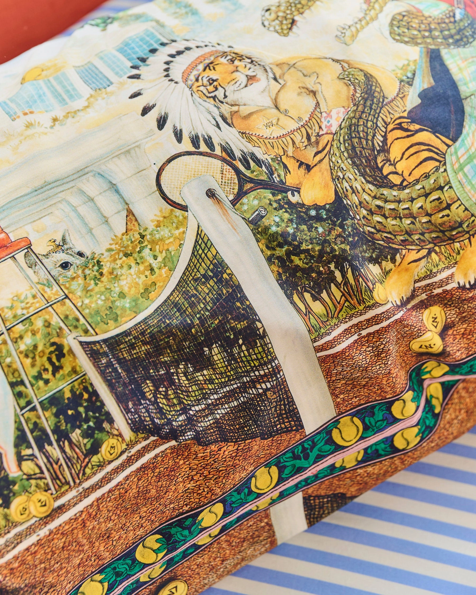 Kip&Co x Eleventh Hour Game Set Match Organic Cotton Pillowcase