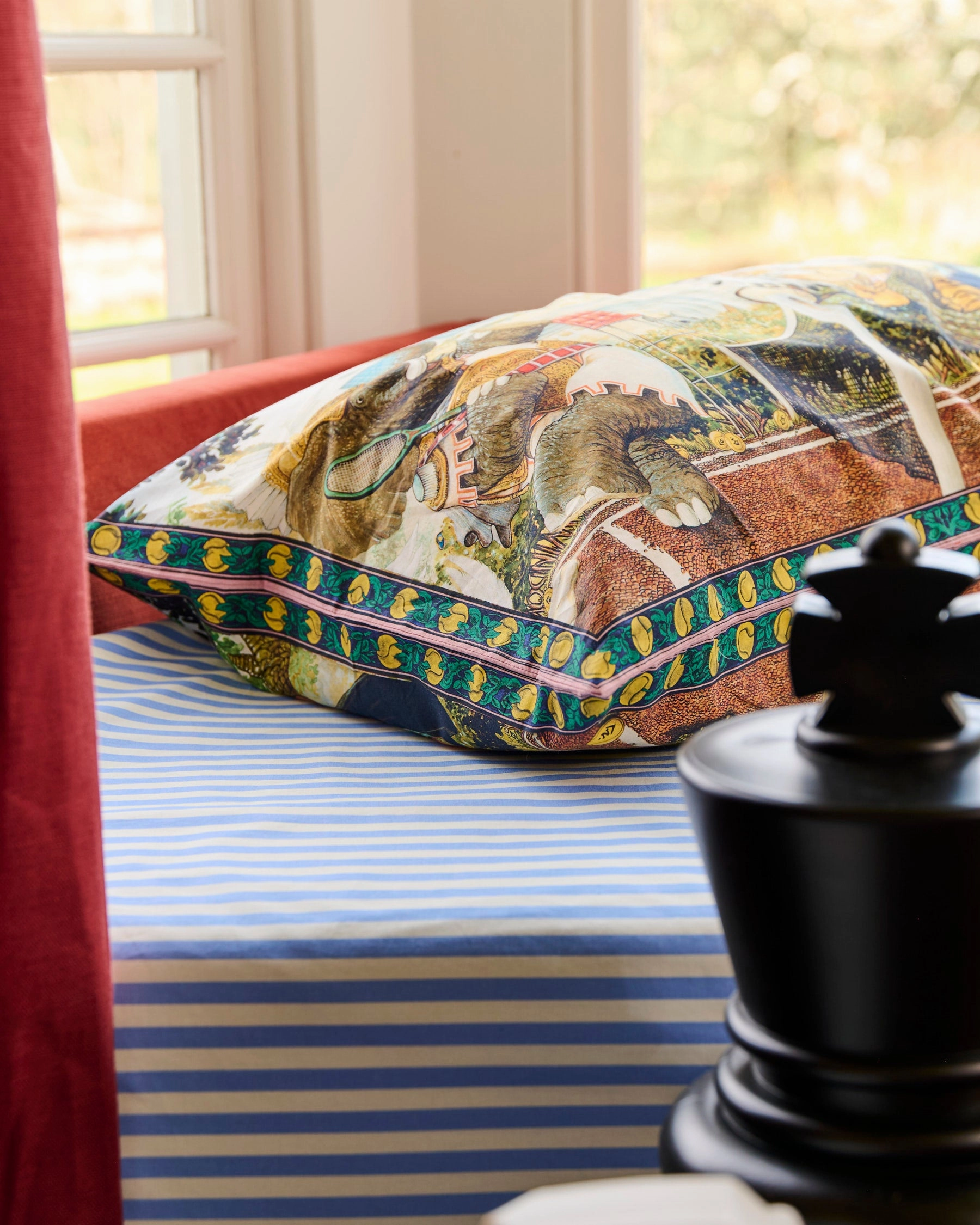 Kip&Co x Eleventh Hour Game Set Match Organic Cotton Pillowcase
