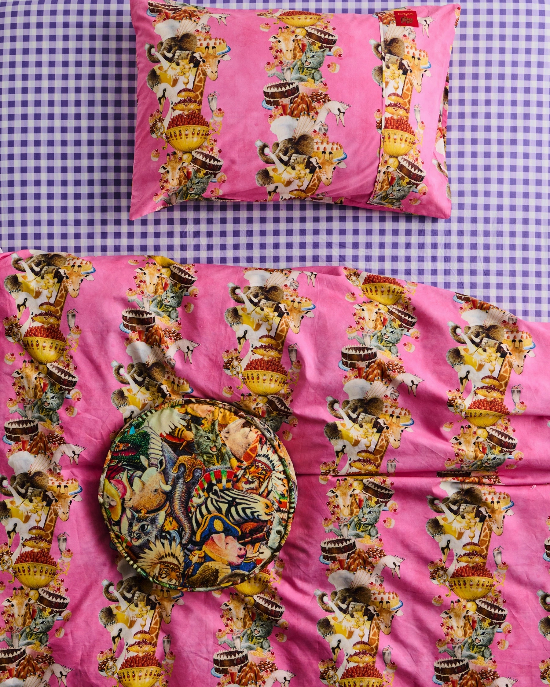 Kip&Co x Eleventh Hour Royal Delight Organic Cotton Pillowcase