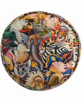 Kip&Co x Eleventh Hour You're Invited Velvet Pea Cushion