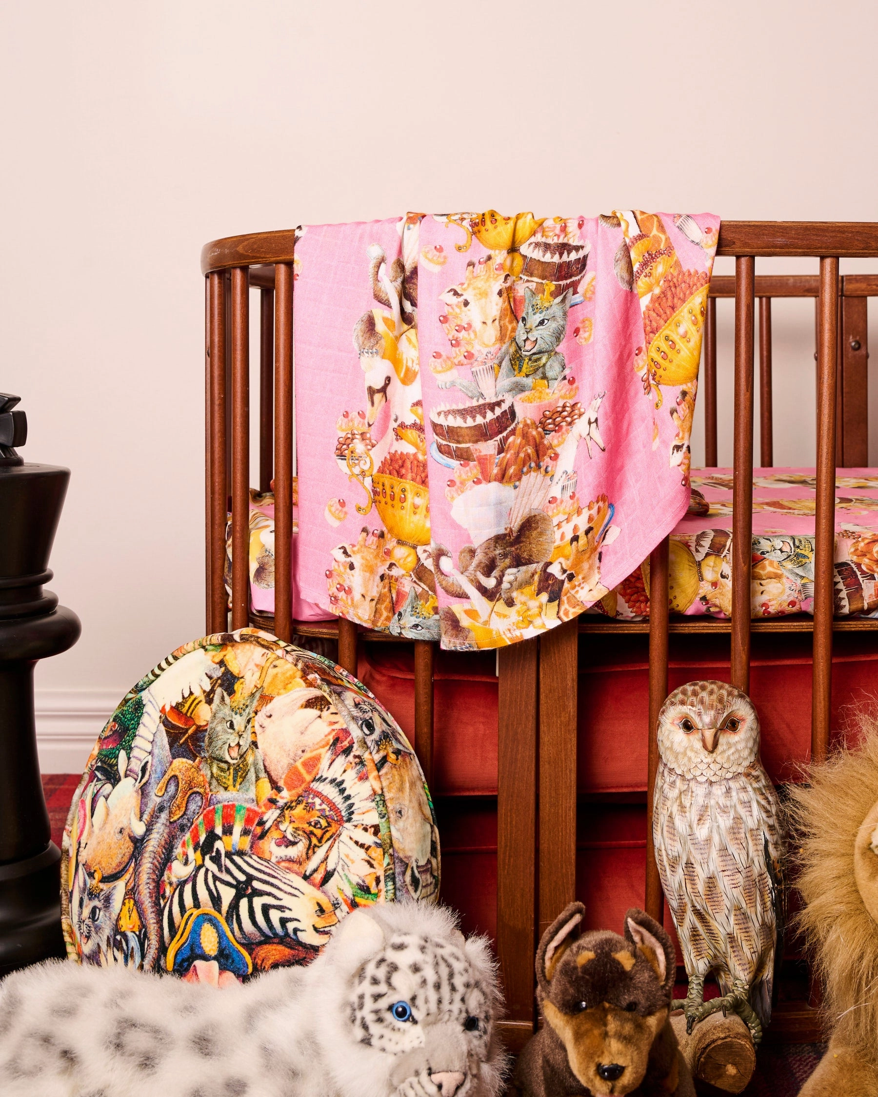 Kip&Co x Eleventh Hour You're Invited Velvet Pea Cushion