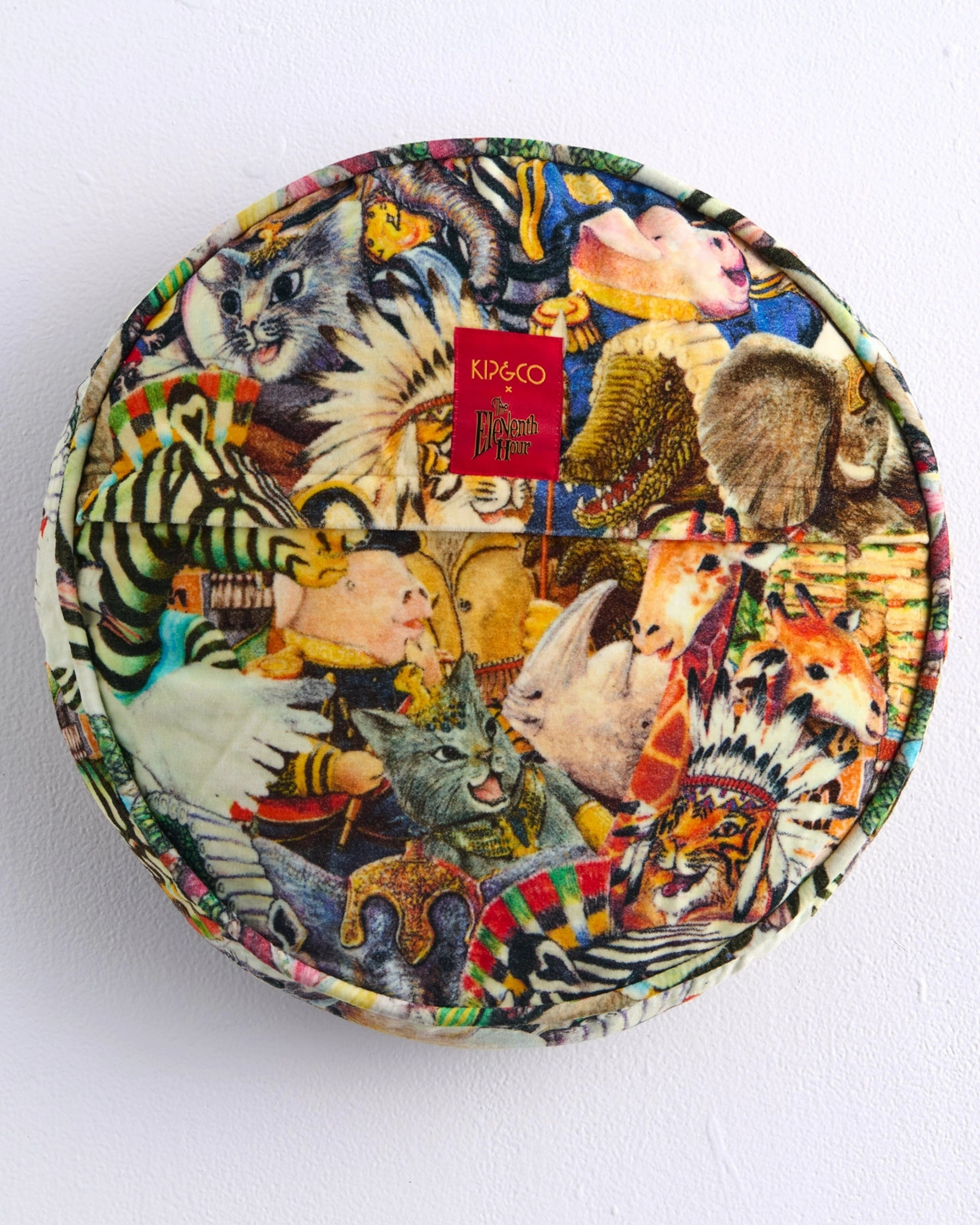 Kip&Co x Eleventh Hour You're Invited Velvet Pea Cushion