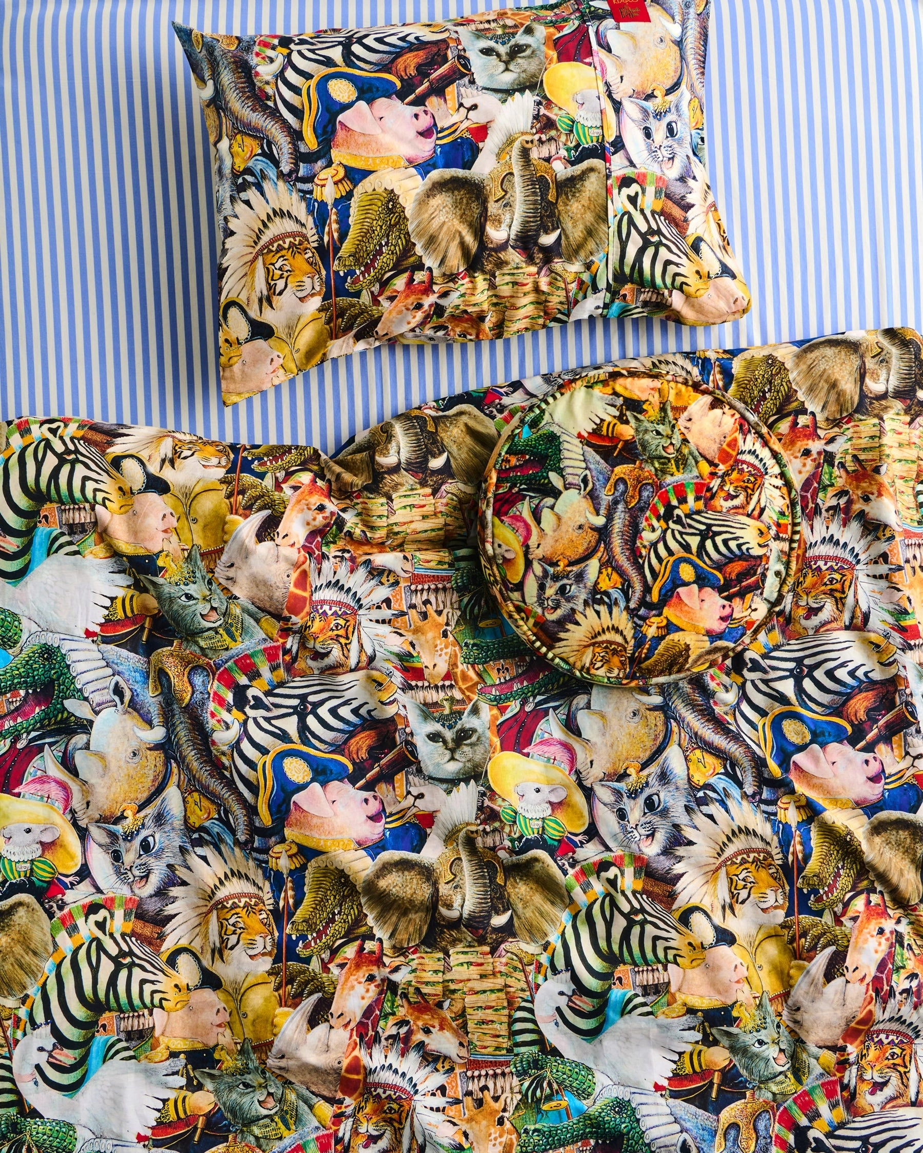 Kip&Co x Eleventh Hour You're Invited Velvet Pea Cushion