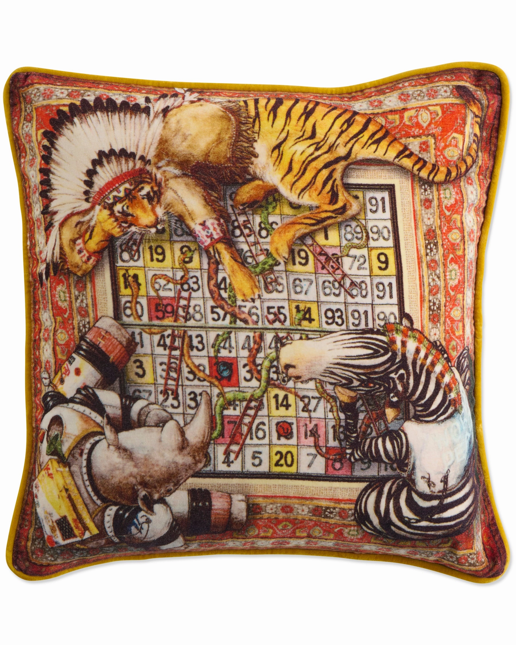 Kip&Co x Eleventh Hour You're Invited Velvet Square Cushion