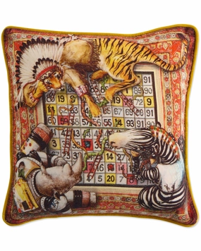 Kip&Co x Eleventh Hour You're Invited Velvet Square Cushion