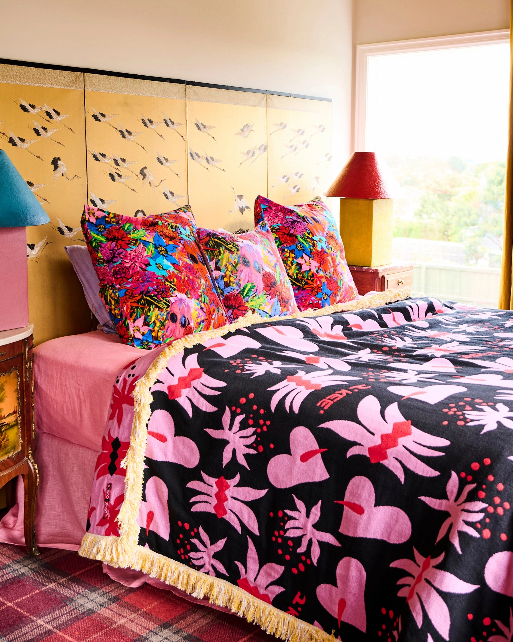 Kip&Co x Jenny Kee Growing The Peace Upholstery Cushion