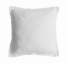 Kora 43x43cm Filled Cushion White