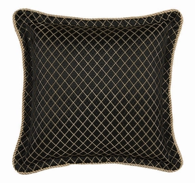 Lancaster 41x41cm Filled Cushion Black