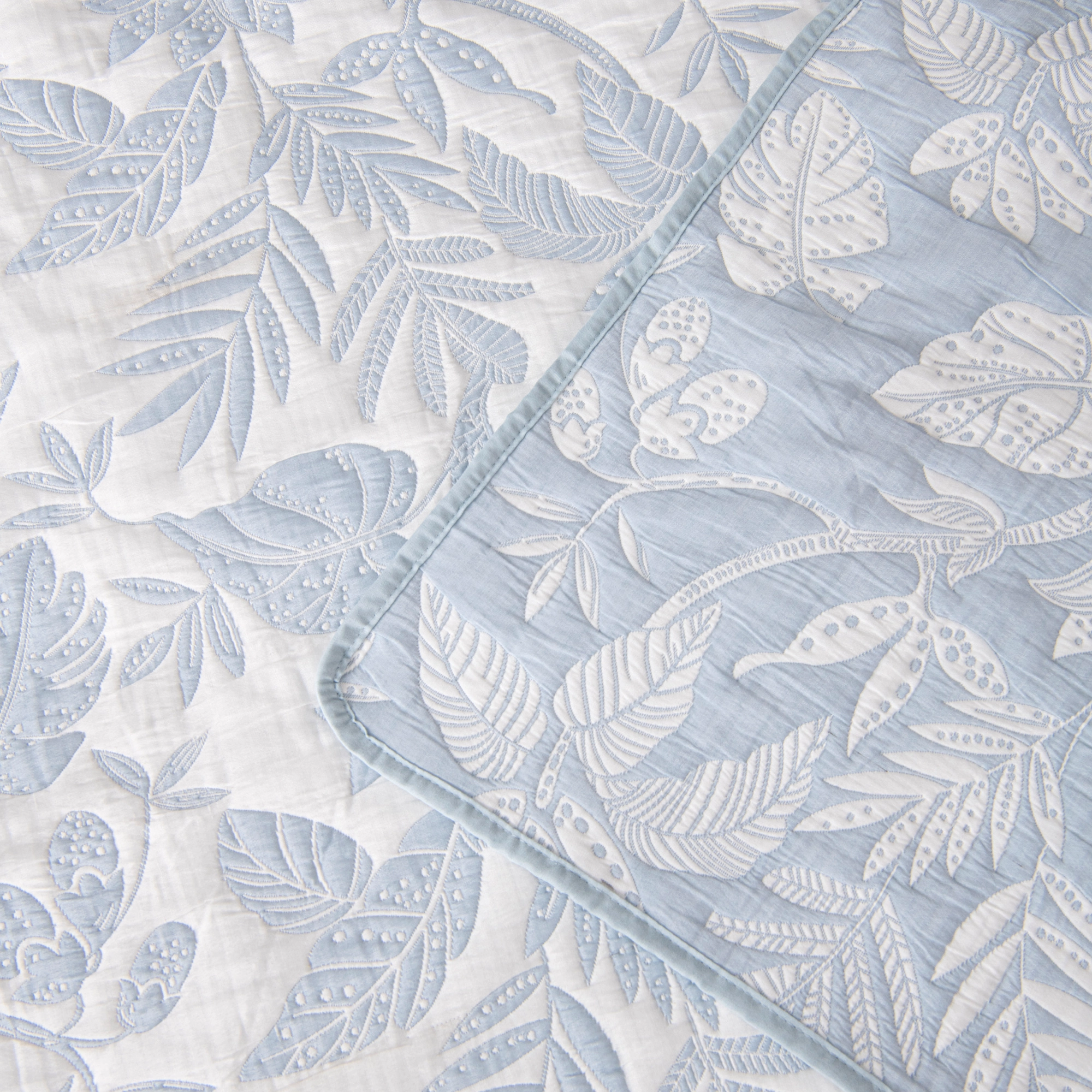 Laurieton Blue Bedspread Set By Bianca
