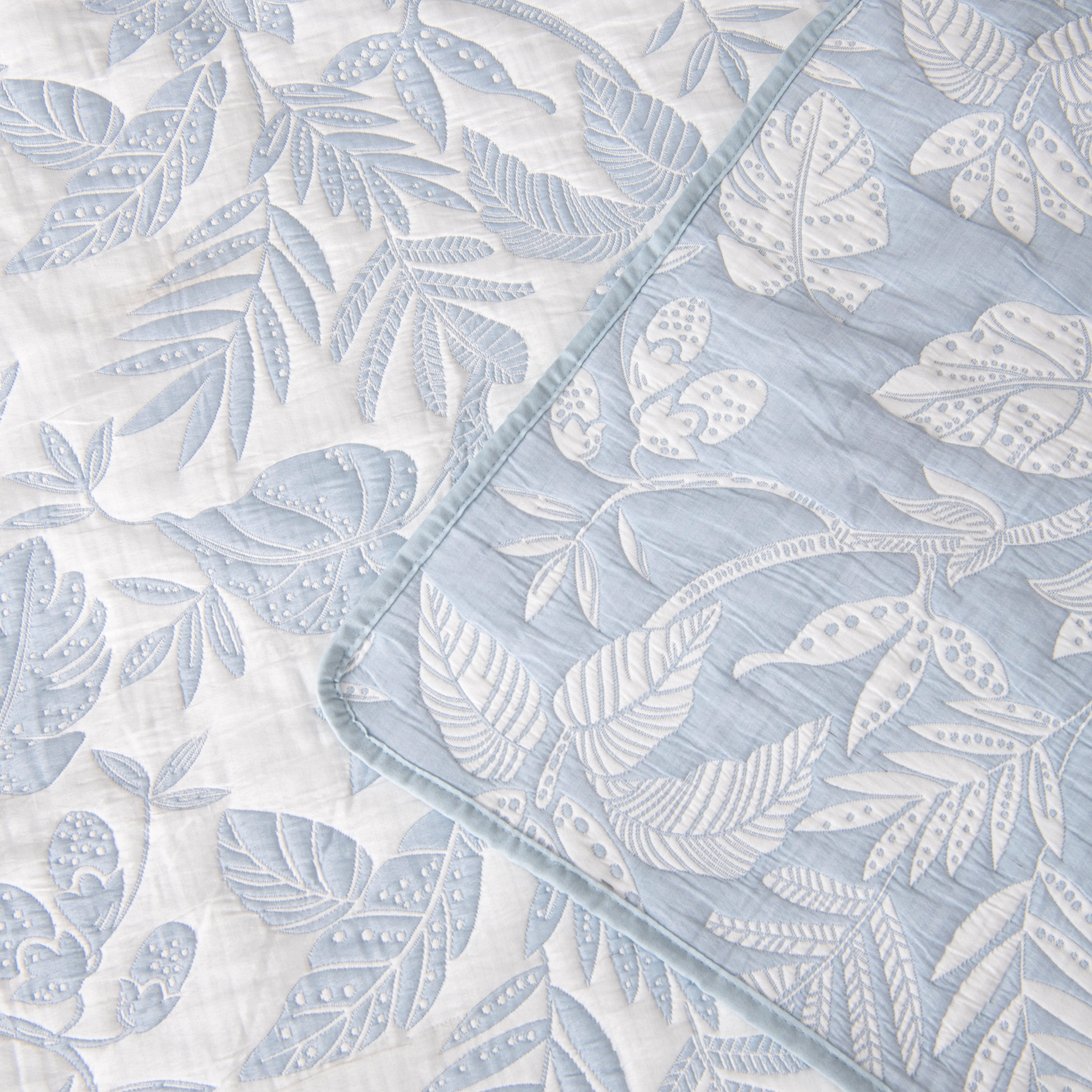 Laurieton Blue Bedspread Set By Bianca