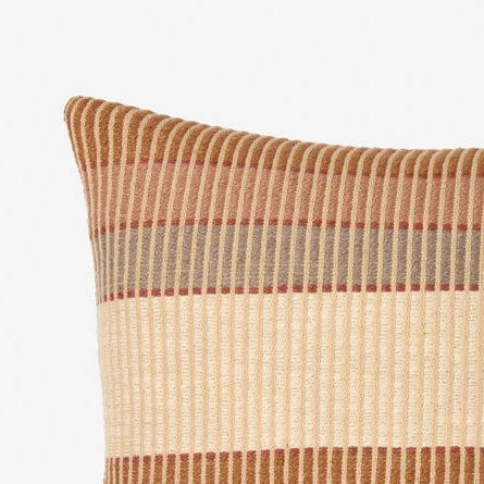 Leighton Ginger Cushion 48x48cm by Linen House