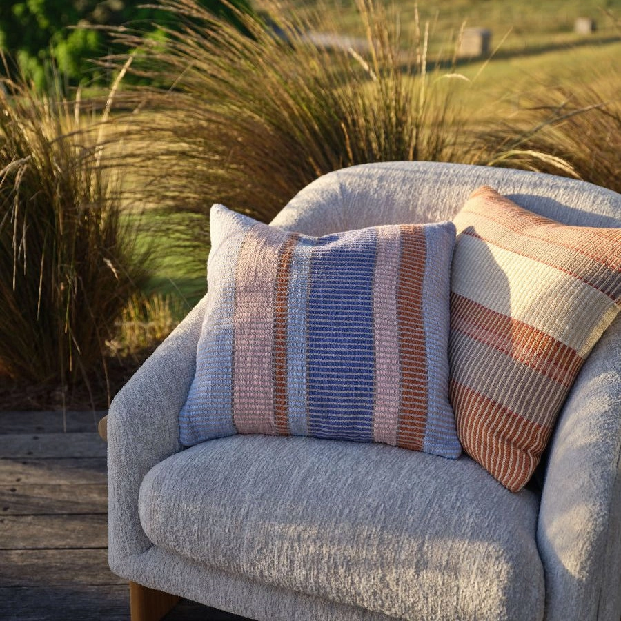 Leighton Mushroom Cushion 48x48cm by Linen House