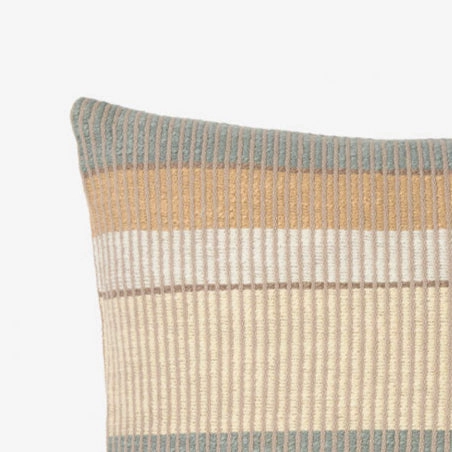 Leighton Slate Cushion 48x48cm by Linen House