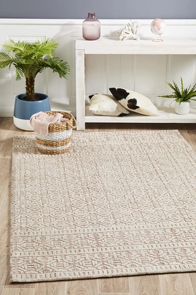 Levi 361 Rug (Peach Ivory) by Rug Culture