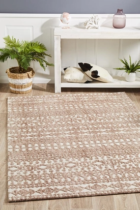 Levi 363 Rug (Peach) by Rug Culture