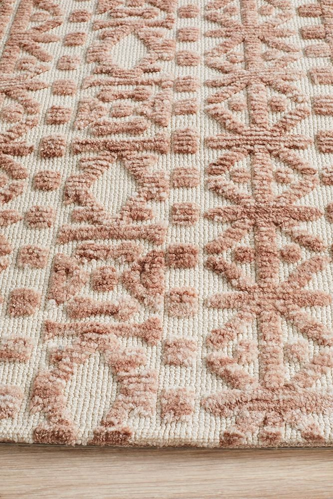 Levi 363 Rug (Peach) by Rug Culture