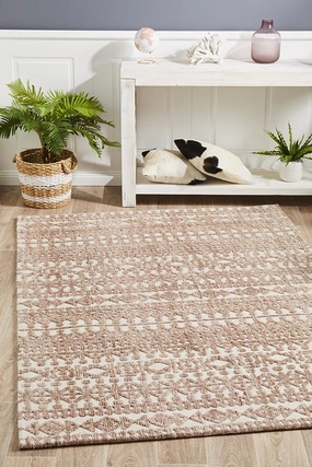 Levi 363 Rug (Peach) by Rug Culture
