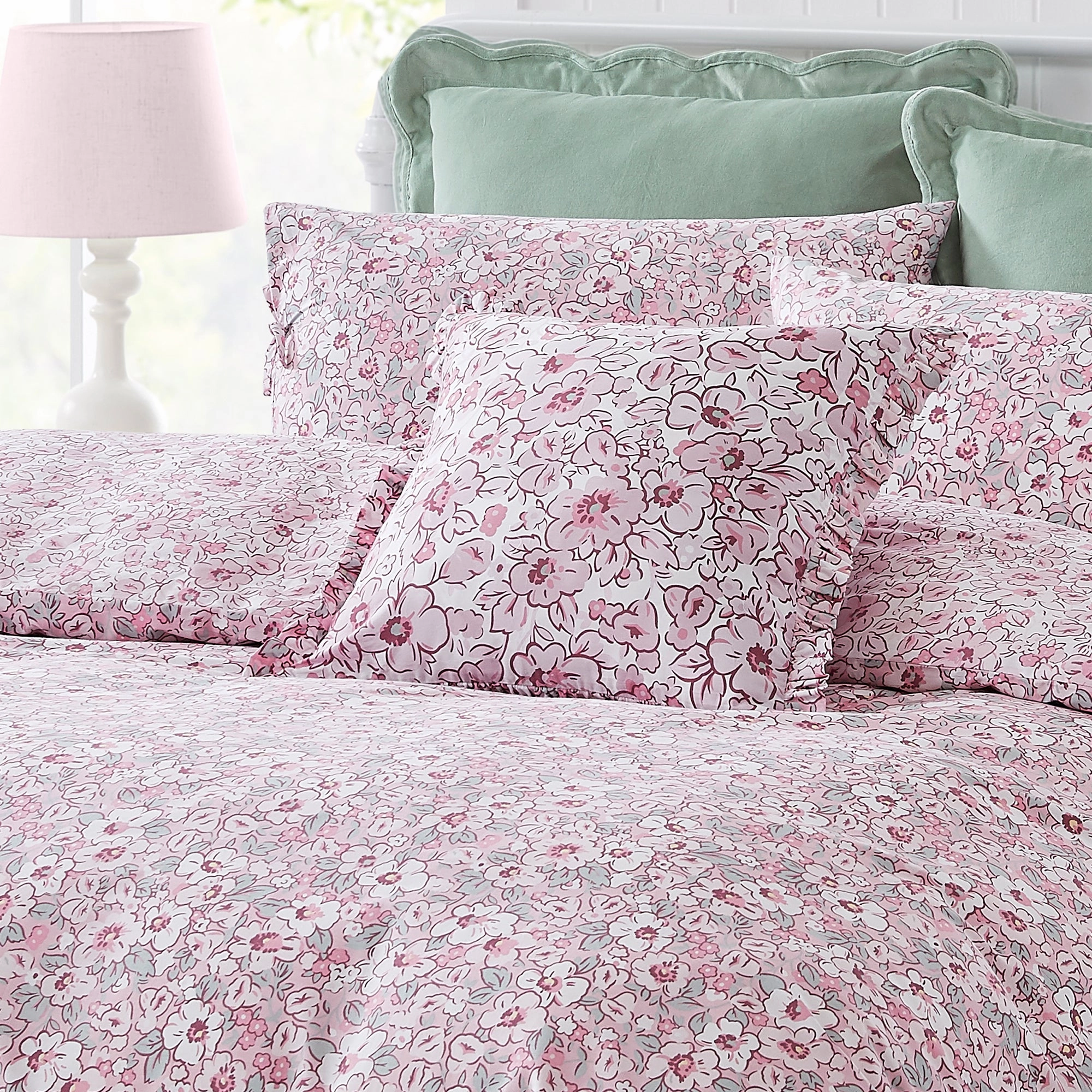 Libby PInk Cushion by Laura Ashley