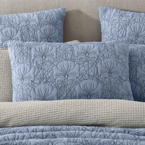 Lilian Denim Pillowcase Sham by Private Collection