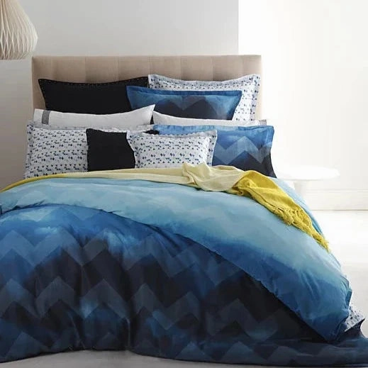 Lilla Navy Square Filled Cushion by Royal Doulton