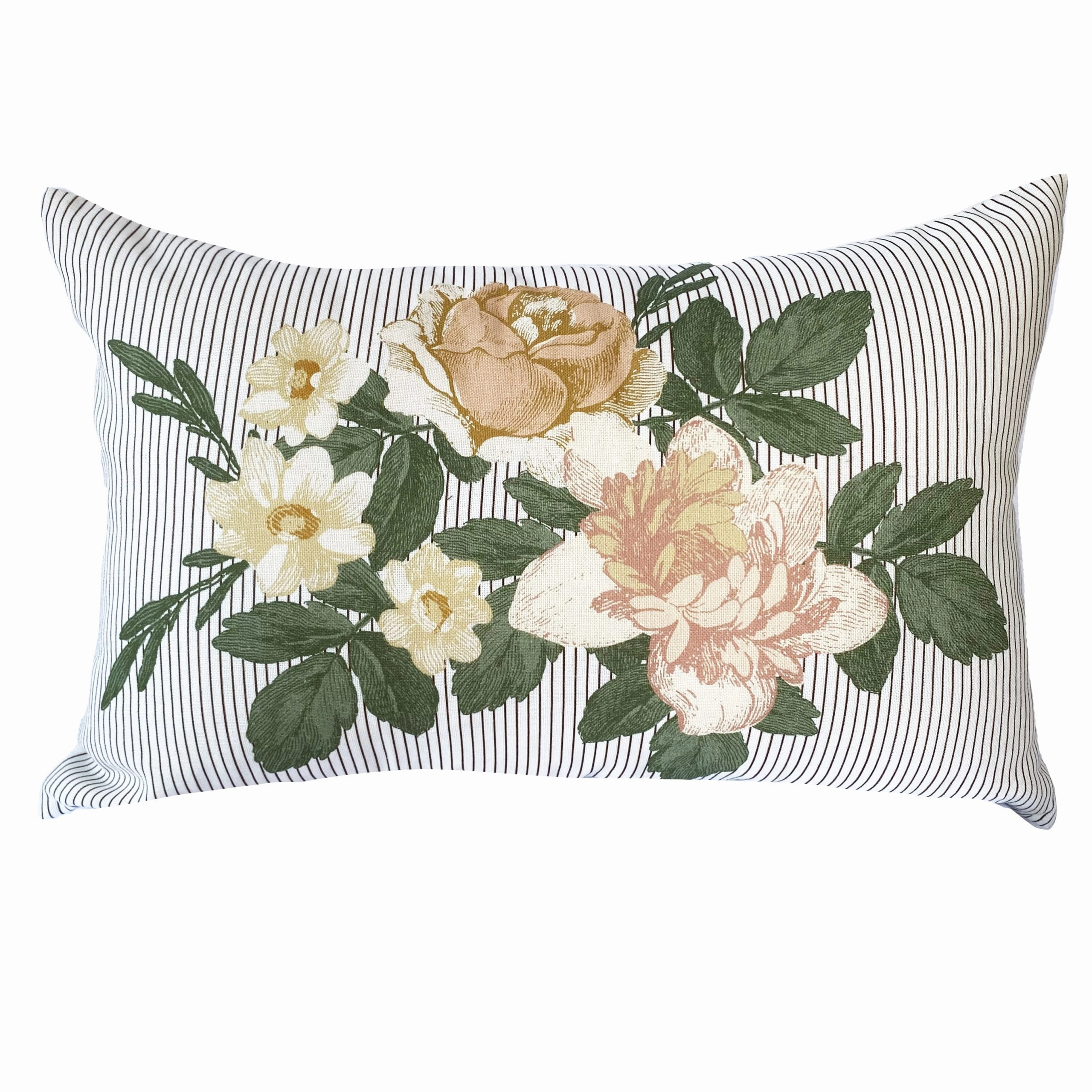 Lilyfield Blush Oblong Filled Cushion 40 x 60cm by Zaab