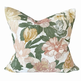 Lilyfield Blush Square Filled Cushion 50 x 50cm by Zaab