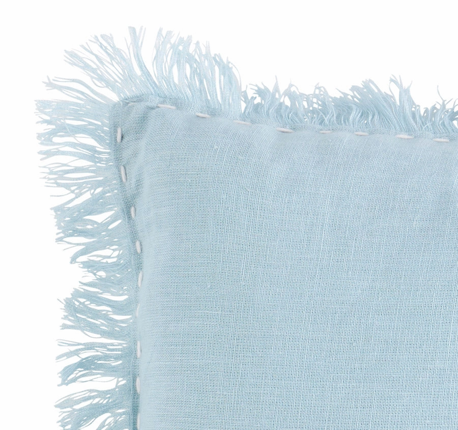 Linen Antibes 50x50cm Filled Cushion Sky Blue
