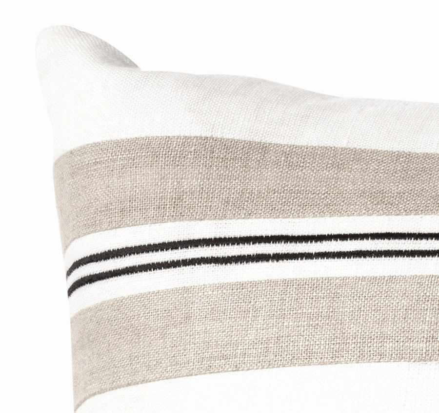 Linen Bordeaux 50x50cm Filled Cushion Sand
