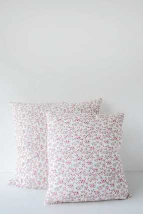 Linen Floral Cushion
