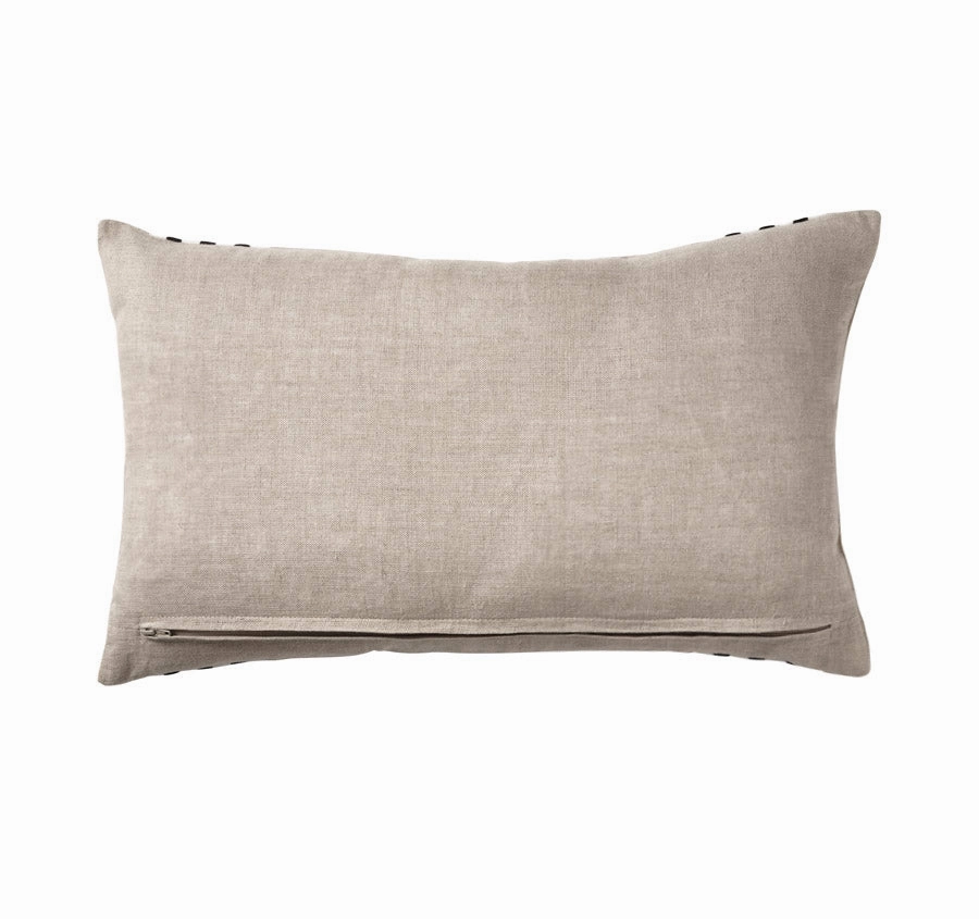 Linen Maison Stripe 30x50cm Filled Cushion Sand