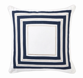 Linen Marseille 50x50cm Filled Cushion Navy