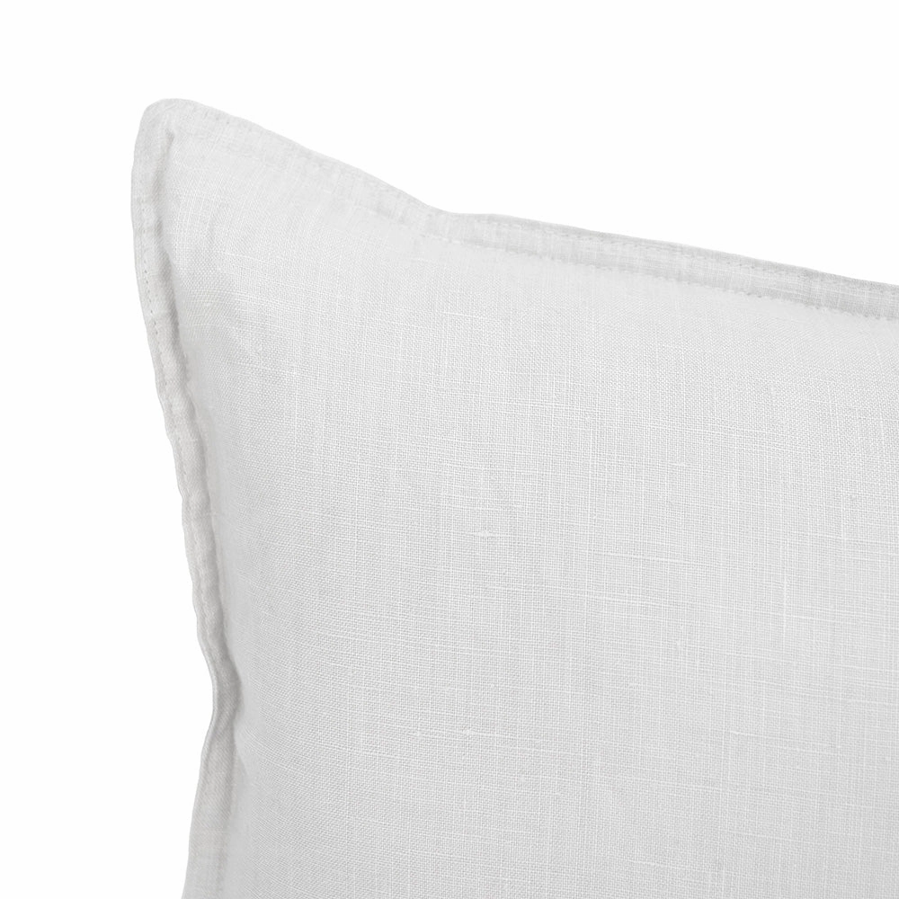 Linen Square Cushion - Ivory by Bambury