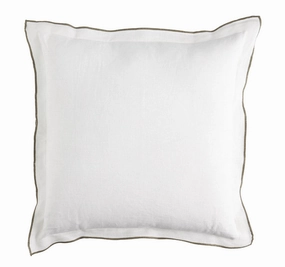 Linen Tulum 50x50cm Filled Cushion White