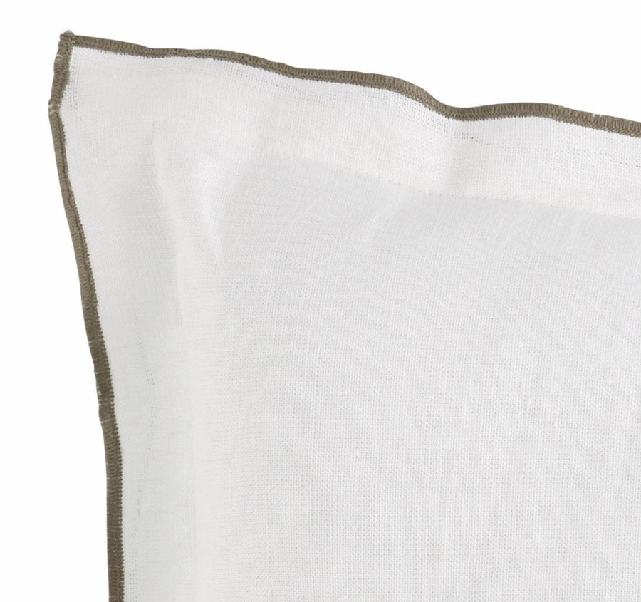 Linen Tulum 50x50cm Filled Cushion White