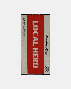 Local Hero Beach Towel Red / Cream