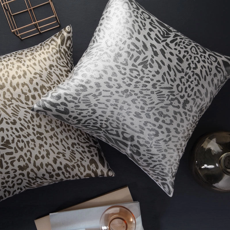 Logan and Mason Roxie Gold Square Cushion