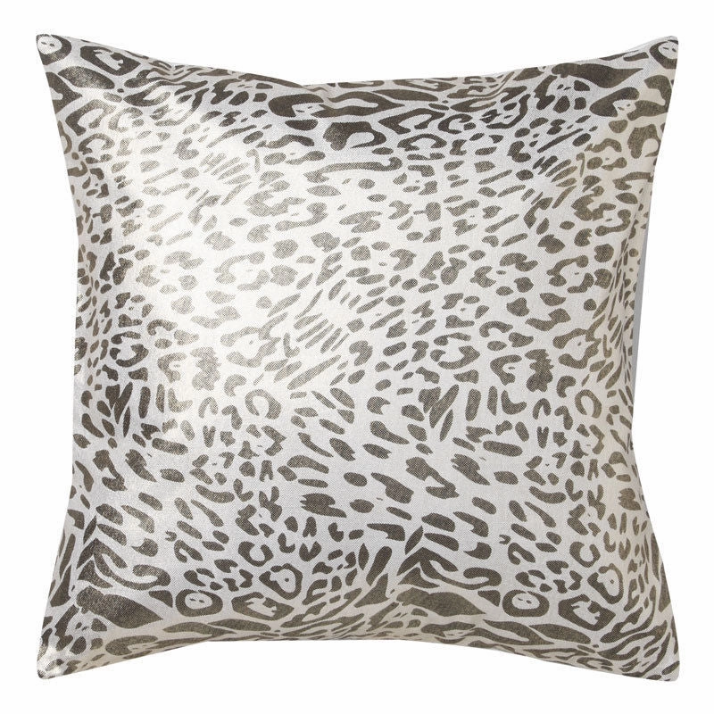 Logan and Mason Roxie Gold Square Cushion
